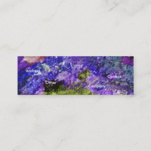 Mini Cartão de visita do pintor - personalizável