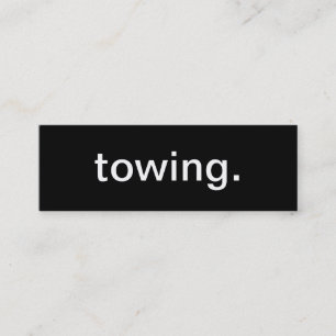 Mini Cartão de visita do reboque