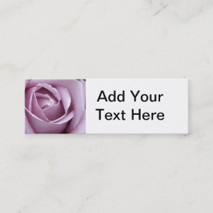Mini Cartão de visita do rosa do roxo da lavanda