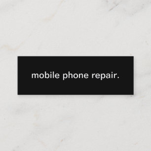 Mini Cartão de visita do serviço de reparações do