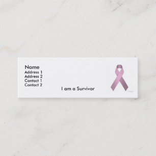 Mini Cartão de visita do sobrevivente