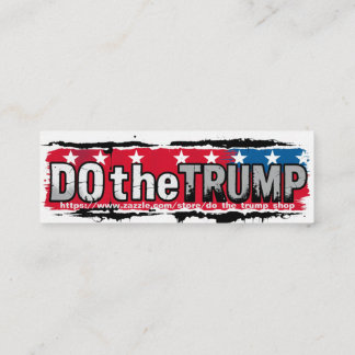 Mini Cartão de Visita DO theTRUMP