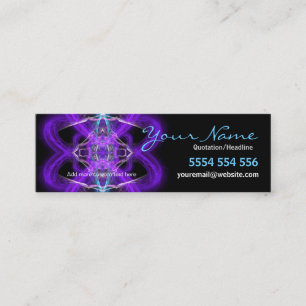 Mini Cartão de visita dos corações de Purpliaz