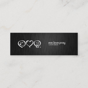 Mini Cartão de visita elegante do designer gráfico da