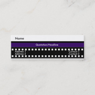 Mini Cartão de visita fotógrafo