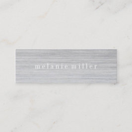 Mini Cartão de visita - grão cinzenta