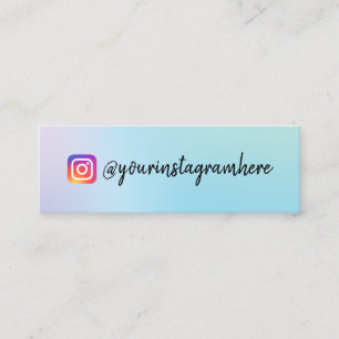 Mini Cartão de visita Holográfico com Mudança d