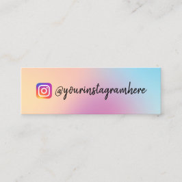 Mini Cartão de visita Holográfico com Mudança de C