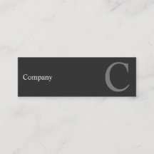 Mini cartão de visita limpo profissional do erro