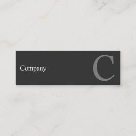 Mini cartão de visita limpo profissional do erro