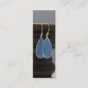 Mini Cartão de visita magro da jóia