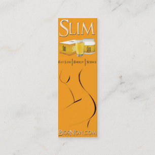 Mini Cartão de visita magro da vida do bios