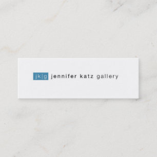 Mini Cartão de visita magro de Jennifer Katz