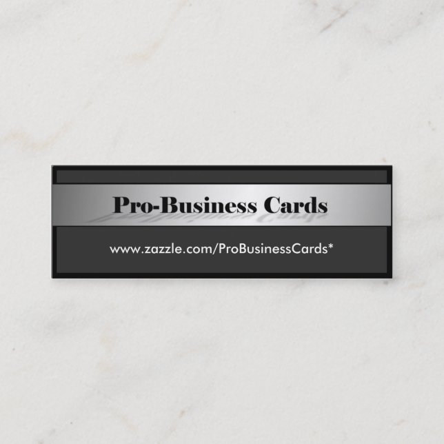Mini Cartão de visita magro de ProBusinessCards (Frente)