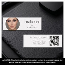 Cartão de Visita Profissional de Beleza Limpa Bran