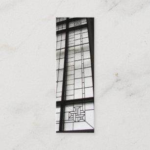 Mini Cartão de visita retro do ~ da clarabóia