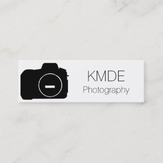 Mini Cartão de visita simples da fotografia