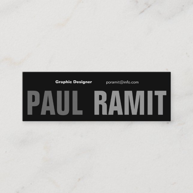 Mini Cartão de visita sonante da pia batismal 6 (Frente)