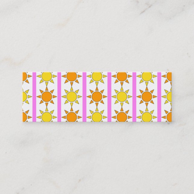 MINI CARTÃO DE VISITA SUN PATTERN (Frente)