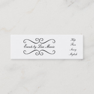 Mini cartões de visitas