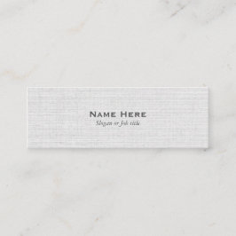 Mini cartões de visitas cinzentos profissionais