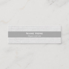 Mini cartões de visitas cinzentos profissionais