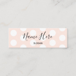 Mini cartões de visitas das bolinhas modernas à