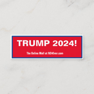 Mini cartões de visitas TRUMP 2024