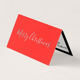 Mini cartões Feliz Natal personalizar nota persona