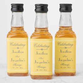 Mini Casamento Amarelo Macio Personalizado