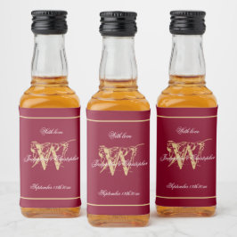 Mini Casamento Chic Monograma e Monograma Dourado