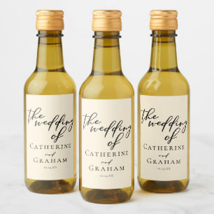 Mini Casamento da Tipografia Minimalista Elegante