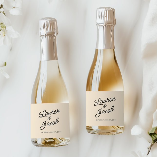 Mini Casamento de Champanhe Minimalista Moderno (Criador carregado)