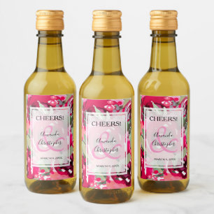 Mini Casamento Floral de Aquarela Rosa Elegante