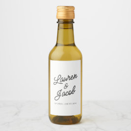 Mini Casamento Negro Mínimo Moderno Minimalista