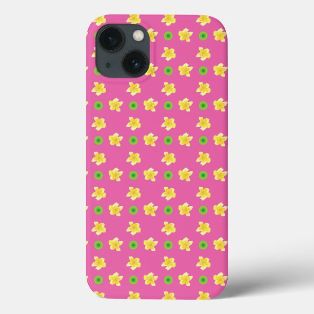 Mini Caso do Case-Mate iPad: Primroses no Deep Pin (Verso)