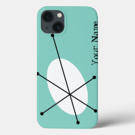 Mini caso do iPad Azul Dazzle 'Your Name'