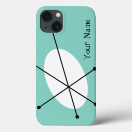 Mini caso do iPad Azul Dazzle 'Your Name'