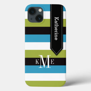 Mini Caso iPad   Stripes   Azul, preto-branco