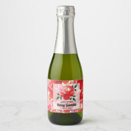 Mini Chá de panela de Rosas vermelhas de Aquarela