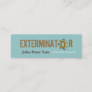 Mini Controlo de pragas - cartão de visita