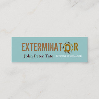 Mini Controlo de pragas - cartão de visita