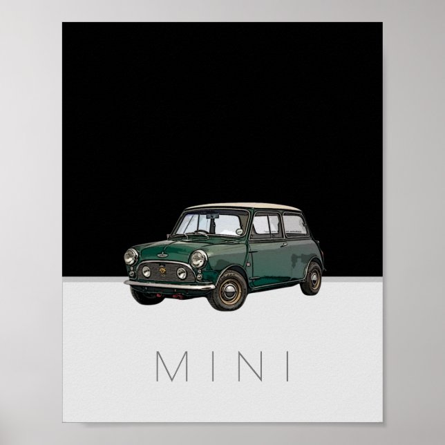 Mini Cooper Poster (Frente)