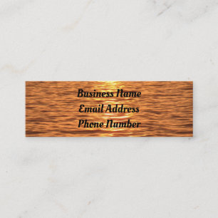 Mini Correntes de água Cartão de visita