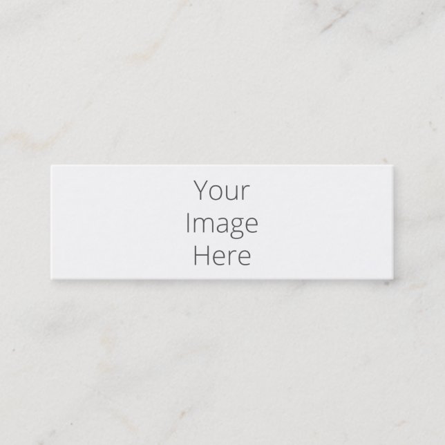 Mini Crie o seu próprio Cartão de visita magro (Frente)