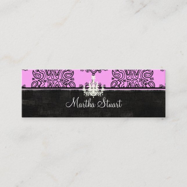 Mini Design ~ Cartão de visita Slim (Frente)