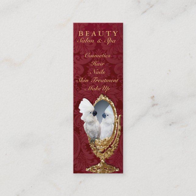 Mini Espelho Na Parede - Cartão de visita (Frente)