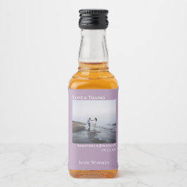 Mini Foto de Casamento de Lavanda Mínima para Obri