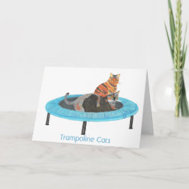 Mini gatos 2 do trampolim, cartões