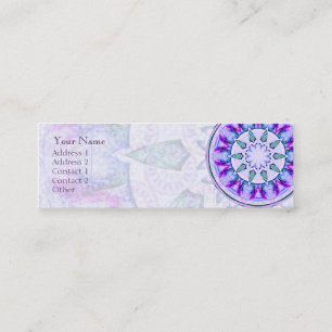 Mini Mandala da estrela da jóia • Cartão de visita 
